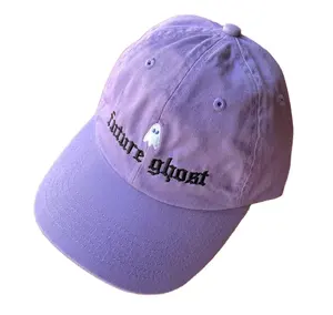 미래 고스트 구조화되지 않은 6 패널 야구 모자, 맞춤형 로고 디자인 브랜드 스포츠 모자 아빠 모자 OEM 베트남 모자 모자 모자