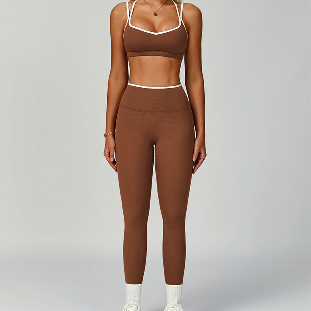Low MOQ Custom Wear Yoga Set For Women High Quality Top Selling Lightweight Fitness Wear Women Yoga Set