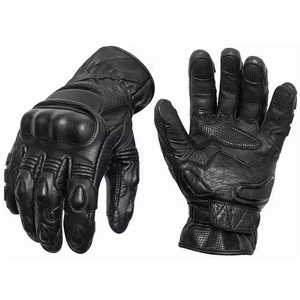Guantes de moto de cuero genuino para hombre y mujer, diseño de logotipo personalizado, guante de moto de carreras con los mejores materiales - Product Image 3
