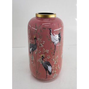 <b>Unique</b> Design Metal Flower <b>Vase</b> Decal Enamel Finished for Home and Hotels Tabletop Decor Handmade Customized Bulk - Product Image 3