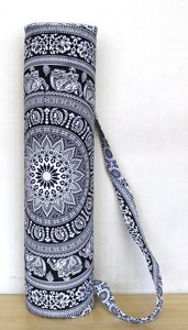 กระเป๋าชายหาดแมนดาลาสไตล์วินเทจของอินเดียเสื่อโยคะแฟชั่นสายคล้องไหล่มีซิปสำหรับใช้ในฤดูร้อนฤดูหนาวยิมโยคะสตูดิโอ - Product Image 5