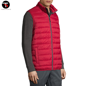 Veste d'hiver décontractée de haute qualité pour hommes, veste matelassée épaisse et chaude, respirante et sans manches, design Offre Spéciale OEM - Product Image 2