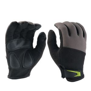 Guantes de Trabajo Mecánicos Personalizados de Fábrica, Tejido Transpirable de Microfibra Sintética, Antivibración, Antiestáticos, Ajustables con Muñequera - Product Image 6