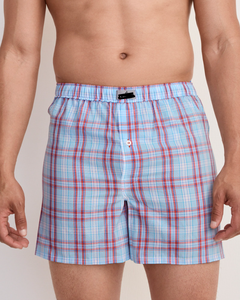100% coton tissé tissu haute qualité Stretch hommes Boxer coupe décontractée Logo personnalisé taille moyenne élastique bouton-braguette conception - Product Image 4