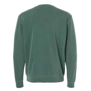 Nouveau pull à col rond en coton peigné de 380 grammes, poids lourd, couleur unie, sweat-shirt simple - Product Image 3