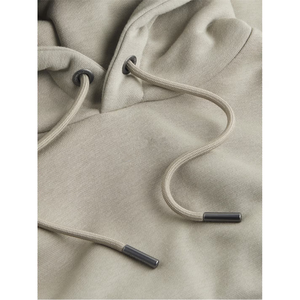 Sweat à capuche streetwear surdimensionné OEM pour hommes Sweat à capuche avec cordon de serrage réglable Pull à capuche en coton avec poches épais hiver chaud - Product Image 3