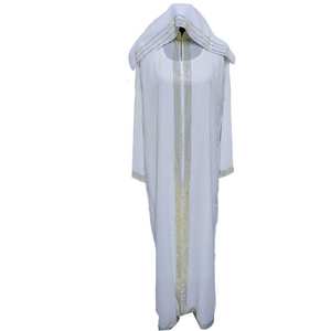 Abaya Jalabiya Jilbab Farasha de luxe pour femmes, robe élégante et modeste de style islamique, satin naturel, longueur au sol, robe de soirée traditionnelle - Product Image 3