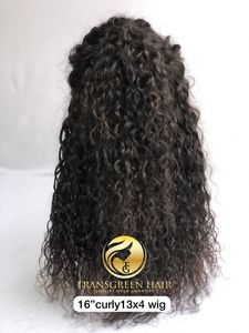 วิกผมแท้ทรงอินเดีย16'natural wigs ขนาด13x4 HD ทำจากลูกไม้ด้านหน้าแต่งหนังกำพร้าจากผู้ผลิตอินเดีย