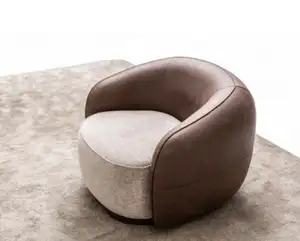 ที่นั่งหรูหราผ่อนคลายการออกแบบเก้าอี้เก้าอี้โซฟาที่นั่งผ้าเลานจ์คลับเบาะใหม่