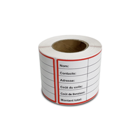 Autocollants adhésifs personnalisés Étiquettes logistiques Afrique 120x60MM 200 pièces/rouleau Étanche Adhésif puissant Papier inscriptible