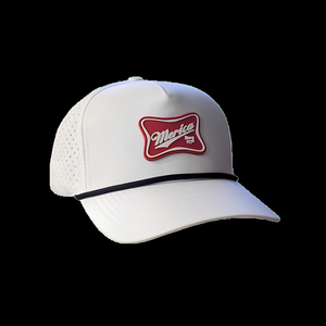White Golf Cap Fabric Custom 3D Embroidered Logo Adjustable Back Unisex Casual <b>Hat</b> Spring Summer 6-Panel Design - Product Image 5