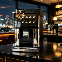 Máquina Expendedora de Café Automática TCN, de Grano a Taza, con Autoservicio y Gestión Remota para Oficina, Escuela, Hotel