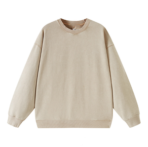 เสื้อสเวตเชิ้ตผ้าฟลีซหนานุ่มแบบคัสตอมขายส่ง พร้อมลายกราฟิก คอกลม สำหรับแบรนด์สตรีทแวร์อเมริกัน รับผลิตแบรนด์ส่วนตัว - Product Image 4