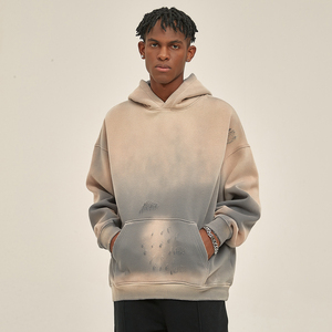 Sudadera con capucha para hombre y mujer de alta calidad vendedora caliente de fábrica Sudadera con capucha desgastada lavada Fabricante de sudadera con capucha personalizada - Product Image 1