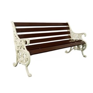 Outdoor cast iron & wooden garden <b>bench</b> for home hotel garden outside park seating patio <b>bench</b> outdoor and <b>indoor</b> furniture 2023 - Product Image 6