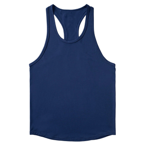 Débardeur de sport respirant personnalisé de haute qualité pour hommes, vêtements de sport avec options d'impression personnalisée, commandes en gros 2026 - Product Image 3