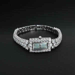 Reloj de Pulsera de Lujo para Mujer YD1008 con Logotipo Personalizado, Reloj de Joyería con Diamantes de Circonio para Mujer - Product Image 2