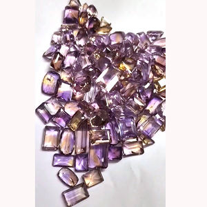 Haute qualité 125 pièces 10-25mm octogone ovale poire facette amétrine gemmes 1121 Cts Lot lâche Iroc ventes pierres précieuses coupées" - Product Image 4