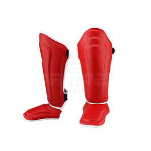 Protège-tibias confortables avec sangles réglables pour Kickboxing Sports de combat Protège-tibias pour la boxe et les arts martiaux - Product Image 3