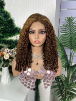 Peluca frontal pixie 5*5 de cabello humano 100% natural de alta densidad sdd