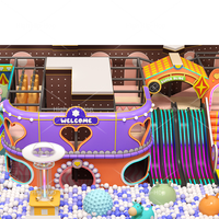 Equipo para Centro de Entretenimiento Familiar, Parque Infantil Comercial Interior Personalizado, Piscina de Pelotas, Carrusel, Pista de Conducción para Niños