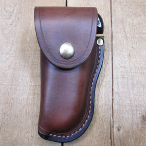 Étui en cuir marron fait main de haute qualité, durable, pour port dissimulé, avec clip en acier, options personnalisées - Product Image 2