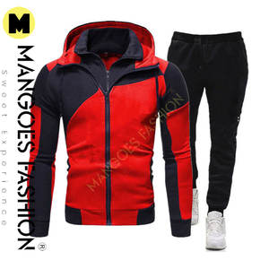 Men's Jogger Sweatsuit <b>Gym</b> Plain Fleece Winter Tracksuits Apparel Unisex <b>Hoodie</b> and Jogger Set for Ultimate Comfort and Style - Product Image 6
