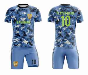 Maillots de football personnalisés 2026 |   Uniformes de football sublimés OEM |   Tenues respirantes légères à manches courtes et coupe ajustée - Product Image 1