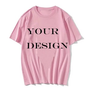 Haute vente personnalisé votre propre conception unisexe T-shirt hommes femmes personnalisé votre impression Photo Logo grande taille T-shirt - Product Image 2