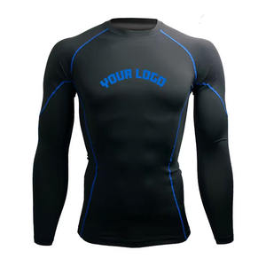 Vente en gros de rash guard respirant à manches longues pour hommes marque privée rash guard dans le meilleur matériau bas quantité minimale de commande rash guard - Product Image 1