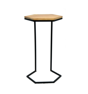 Top en bois avec cadre en métal Table de chevet décor à la maison meubles de chambre à coucher pour la maison utilisation de l'hôtel avec forme personnalisée table en métal - Product Image 3