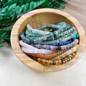 Personal isierte Naturstein Armband Heilung Angst Yoda Meditation Edelstein Charme Kristall Perlen Armband für Frauen Geschenk - Product Image 4