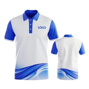 Camiseta Polo Deportiva de Manga Corta, Apta para Logotipo Personalizado por Sublimación, Polo para Hombre con Logotipo Impreso, Gran Venta - Product Image 1