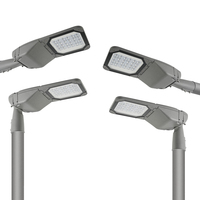 Lámpara de Calle LED Impermeable IP66 Todo en Uno, Alimentada por Corriente Alterna, Duradera, para Jardín y Carretera, con Alta Visibilidad