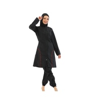 Nouveau maillot de bain modeste et écologique à séchage rapide en Spandex/Nylon pour femmes musulmanes, confortable, à manches longues, Hijab Burka, couvrant entièrement le corps, sportif