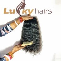 Extensions de Cheveux Humains Indiens Remy Vierges Bruts à Cuticules Alignées, Bouclés, Tissage Double Trame Faite à la Machine, 100% Prix de Gros, 10-32 pouces