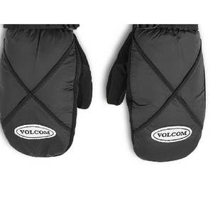 ถุงมือโอว์ เอ็กซ์ มิตเทนส์สำหรับผู้ชายของโวลคอมสีดำ ขนาดใหญ่ ทำจากโพลีเอสเตอร์และหนัง ป้องกันรังสียูวี พร้อมที่จับมือสำหรับเล่นสโนว์บอร์ด - Product Image 3