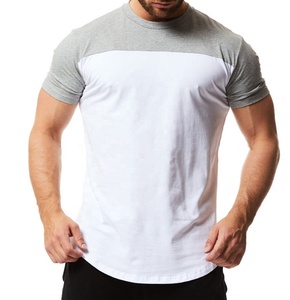 Camiseta de Corte Regular con Dobladillo Curvo para Hombre, Algodón Suave Tejido de 180g, Secado Rápido, Uso Casual, Venta al Por Mayor - Product Image 4