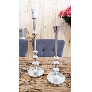 Plateau de chandelier écologique en aluminium fini rugueux personnalisé pour table de décorations de fête de mariage et de Noël - Product Image 5