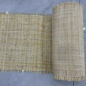 Wholesale Double Square Rattan Webbing Cane <b>Roll</b> Woven Rattan Sheets for Chair Backs, Cabinet Panels, and Decorative Projects - Product Image 1