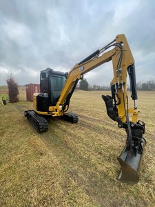 รถขุดขนาดเล็ก Caterpillar 303.5 CR น้ำหนัก 3.5 ตัน เครื่องยนต์ดีเซล แบบตีนตะขาบ |   อุปกรณ์ก่อสร้างระบบไฮดรอลิก - Product Image 3