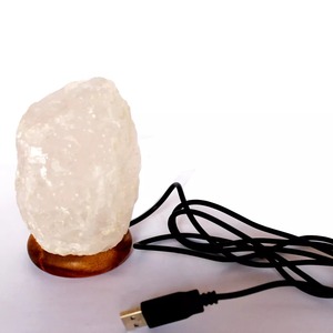 โคมไฟมินิ USB ดีไซน์ธรรมชาติ ทำมือ เป็นมิตรกับสิ่งแวดล้อม เกลือหิมาลัยสีชมพู คุณภาพสูง จาก Impex ปากีสถาน ปี 2026 รุ่นขายดีที่สุดใหม่ล่าสุด - Product Image 5