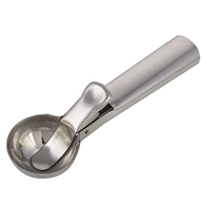 Cuchara para helado de gatillo fácil de acero inoxidable, diseño ergonómico de gran tamaño, gatillo suave duradero multifuncional para un uso sin esfuerzo - Product Image 1