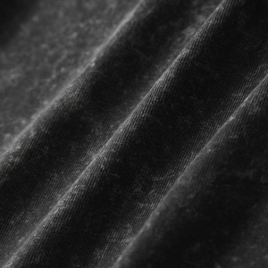 Camisetas Retro de alta calidad para hombre, ropa de calle, cuello redondo, algodón pesado, talla estadounidense, Camiseta larga lavada con ácido Vintage para hombre - Product Image 3