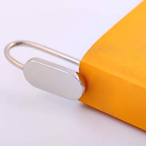 Marque-page en forme de collier avec crochet lisse, fait main, en argent, pour la lecture, accessoire cadeau artisanal mignon - Product Image 3