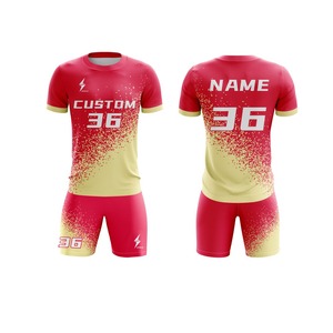 Camisetas de Fútbol Personalizadas para Hombre, Colores Personalizados, Venta Caliente en Francia, Conjuntos de Uniformes, 100% Poliéster, Sublimadas de Alta Calidad - Product Image 2