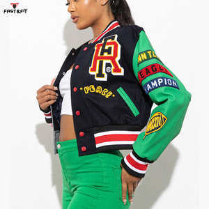 High Quality Varsity <b>Jacket</b> Men Chenille Embroidery Leather <b>Sleeves</b> Custom Baseball Letterman Varsity <b>Jacket</b> - Product Image 4