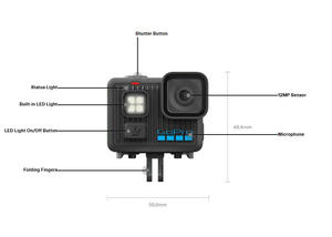 Cámara de Acción Original GoPro LIT HERO 4K60, Fotos de 12MP, Luz LED Integrada de 3 Niveles, HyperSmooth, Resistente al Agua hasta 5 Metros, AMLF1 - Product Image 6