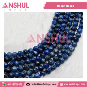 Perles Rondes en Kyanite Naturelle de Qualité Supérieure, 8mm, pour la Fabrication de Bijoux, Vente en Gros - Anshul Impex - Product Image 3