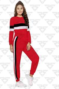 Création de logo personnalisé OEM Streetwear pantalon de survêtement 2 pièces ensemble de pantalon pull-over survêtement ensemble de tenues de jogging survêtements pour femmes - Product Image 5